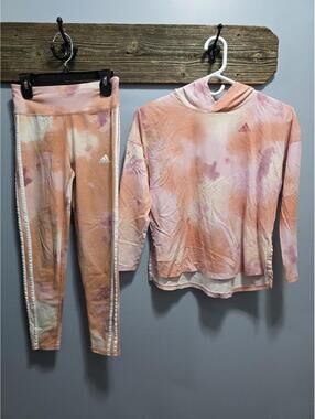 Adidas Girls Long Sleeve Outfit Size 14